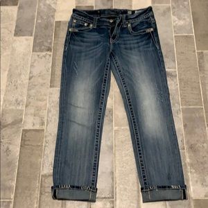 Miss Me Cuffed Capris